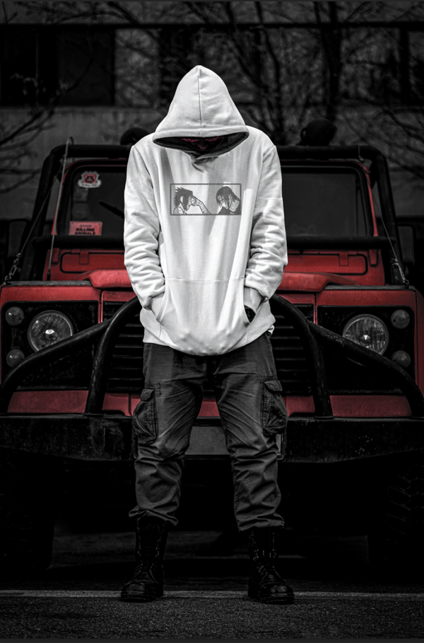 "Eternal Bond: Sasuke and Itachi Memorial Hoodie"