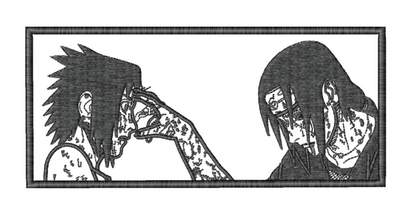 "Eternal Bond: Sasuke and Itachi Memorial Hoodie"