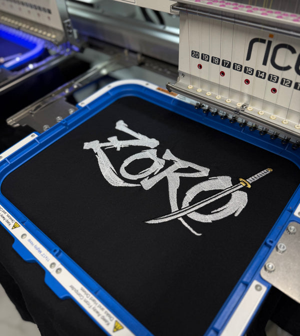 Premium Zoro Embroidered Shirt – Front & Back Design