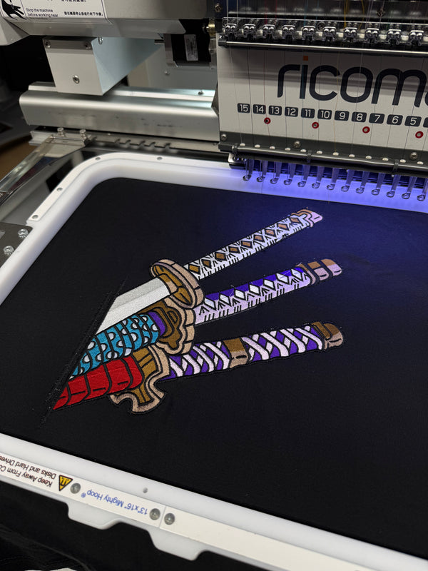 Premium Zoro Embroidered Shirt – Front & Back Design